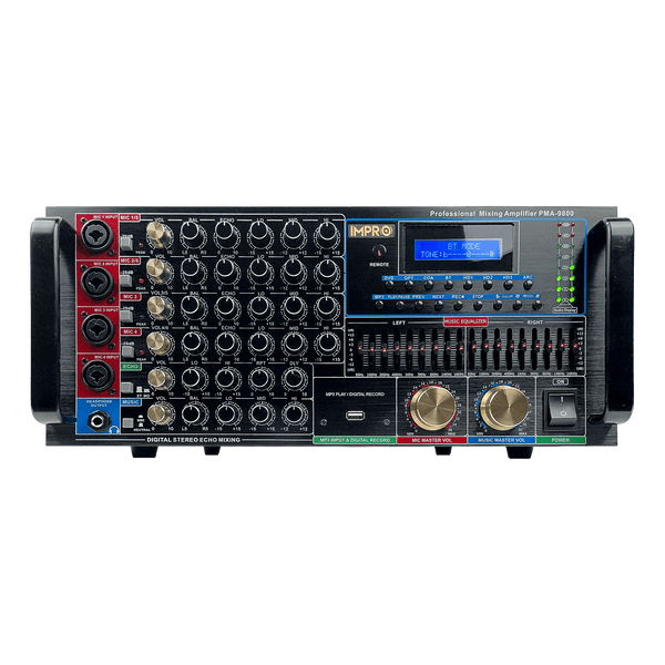 ImPro PMA-9800 1600W Karaoke Mixing Amplifier