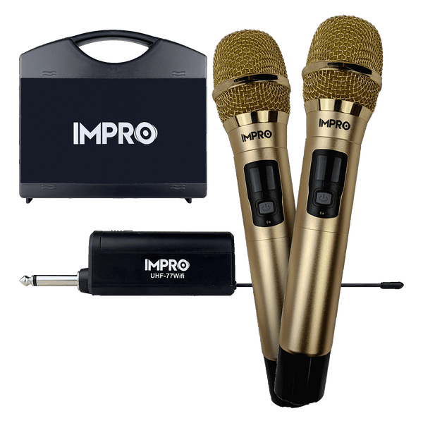 ImPro UHF-77Wifi Professional UHF Wireless Microphones with Case