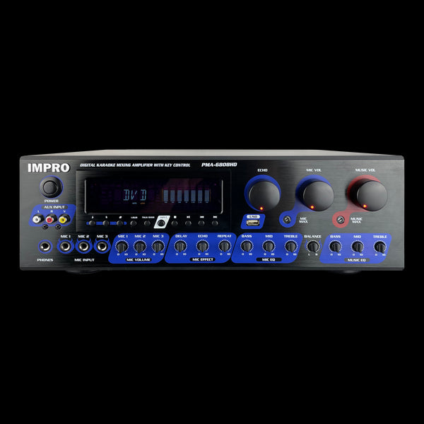 ImPro PMA-6808HD 600W Karaoke Mixing Amplifier
