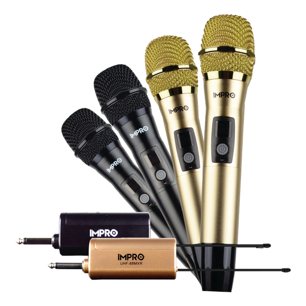 ImPro UHF-88MXR Professional UHF Wireless Microphones with Echo
